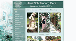 Desktop Screenshot of haus-schulenburg-gera.de